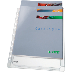 Buste perforate espandibili ad alta capacità Letiz interni a soffietto Leitz 22x30 cm - 170 µm - 47563003 (conf.5)