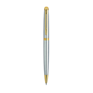 Penna a sfera Waterman Hemisphere GT inchiostro Blu Waterman Argento con finiture placcate in Oro - S0920370