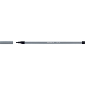 Pennarelli Stabilo Pen 68 tratto 1 mm grigio scuro 68/96