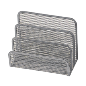 Sparticarte in metallo Q-Connect 17x13,5x8,3 cm Argento KF00852