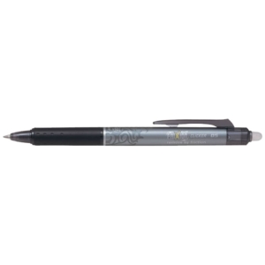 Penne a sfera Pilot Frixion Clicker punta 0,5 mm - inchiostro Nero - 006580 (conf.12)