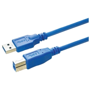 Cavo di collegamento Media Range USB 3.0 AM/BM Blu MRCS144