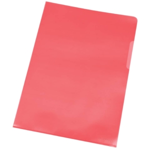 Buste a L A4 Q-Connect ppl ecologico - Rosso - KF00306 (conf.100)