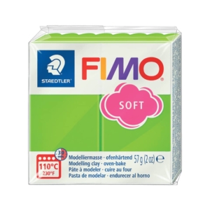 Pasta modellabile Staedtler FIMO® soft 57gr Verde mela - 8020-50 (conf.6)