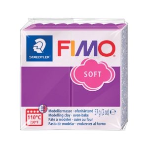 Pasta modellabile Staedtler FIMO® soft 57gr porpora - 8020-61 (conf.6)