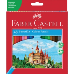 Matite colorate Faber-Castell Colour Colori Assortiti - 120148 (conf.48)