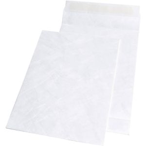 Buste a sacco con soffietti e strip Bianche 25x35,3x3,8 cm Tyvek formato B4 - 55g/m² (conf.100)