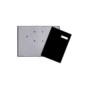 Libro firma Q-Connect 20 pagine 24x35 cm Nero KF31014