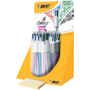 Penne a sfera a scatto Bic 4 Colours Shina 902128 (Espositore 20 pezzi)