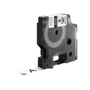 Nastro in Nylon per etichettatrice Rhino colore Nero/Bianco Dymo 12 mm x 3,5 m - 18488