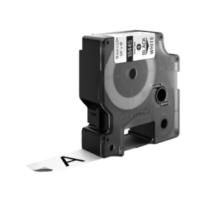 Nastro in vinile per etichettatrice Rhino - colore Nero/Bianco Dymo 19 mm x 5,5 m - 18445