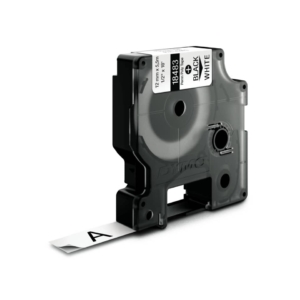 Nastro in poliestere per etichettatrice Rhino - colore Nero/Bianco Dymo 12 mm x 5,5 m - 18483