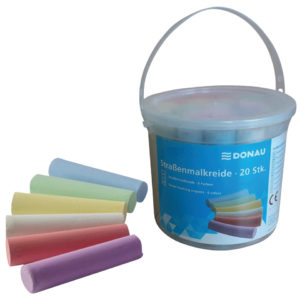 Gessetti Donau in scatola da 20 pezzi - colori assortiti - 330166