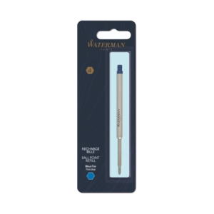 Refill penna a sfera Waterman in blister Waterman punta fine - Blu 1964016