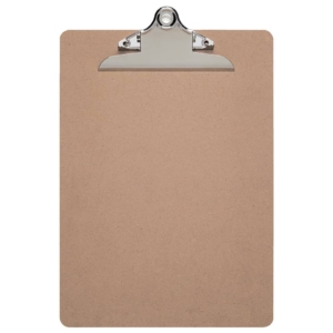 Portablocchi con clip MAULclassic A4 in legno di fibra 2392570
