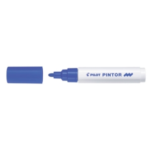 Pennarello multisuperficie Pilot Pintor a base d'acqua punta in fibra 4,5 mm Blu - 002384