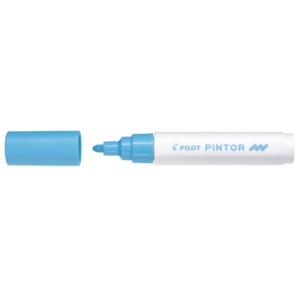 Pennarello multisuperficie Pilot Pintor a base d'acqua punta in fibra 4,5 mm Blu pastello - 002372