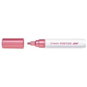 Pennarello multisuperficie Pilot Pintor a base d'acqua punta in fibra 4,5 mm Rosa metallizzato - 002378