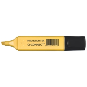 Evidenziatore Pastel Q-Connect 1,5-5 mm giallo KF17957