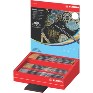 Pennarelli Stabilo Pen 68 metallic - Colori Assortiti 68/60-8-1 (display da banco 60 pezzi)