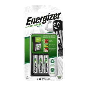 Caricabatterie ENERGIZER Maxi Charger 2000mAh incluse 4 batterie Stilo AA Power Plus - E300321201