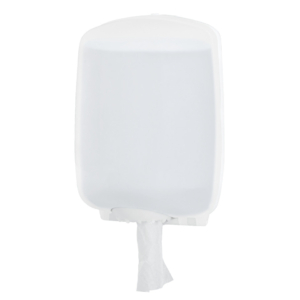 Distributore maxi di carta asciugamani a estrazione centrale QTS in PPL con capacità massima Ø20,5 cm Verde opalino - E-RO/1DF-S