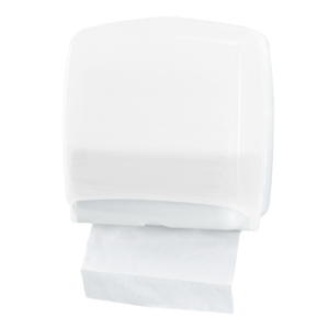 Distributore mini di carta asciugamani in fazzoletti QTS in PPL con capacità 300 foglietti Verde opalino