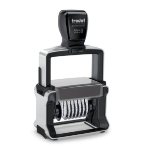 Timbro numeratore autoinchiostrante a 8 cifre TRODAT PROFESSIONAL 5558 4.0 in acciaio Nero