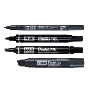 Pennarello indelebile Pentel Pen N50S punta conica 3.8 mm Nero N50S-A