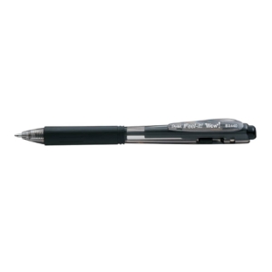 Penne a sfera a scatto Pentel Feel It Wow 1.0 mm nero BX440-AI