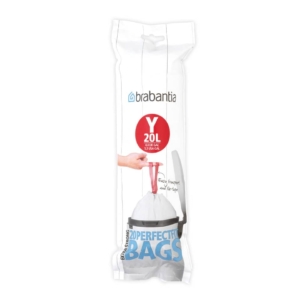 Sacchetti PerfectFit Brabantia codice Y 20 litri - 116742 (rotolo da 20 sacchetti)