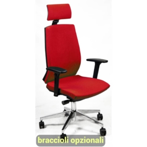 Sedia operativa Unisit Rosso LR1SB/IR
