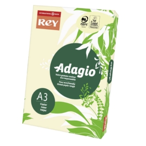 Cartoncini colorati A3 AvorioINTERNATIONAL PAPER Rey Adagio - 160g/m² - 29,7x42 cm (risma 250 fogli)