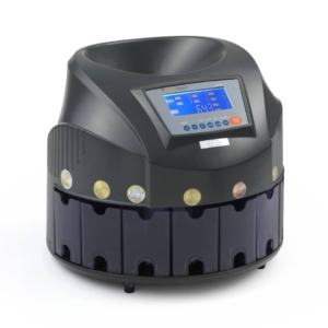 Conta dividi monete HolenBecky cm 20 LCD Nero 8 cassetti