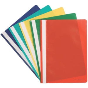 Cartelline ad aghi Q-Connect ppl ecologico A4 Assortito (conf.5)