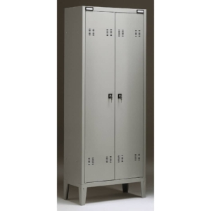 Spogliatoio Tecnical 2 a 2 posti Grigio - acciaio 7/10 monoblocco B2 - 70x35x180 cm