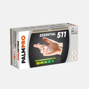 Guanti in vinile senza polvere Icoguanti - Taglia M - Trasparenti (scatola da 100 guanti)