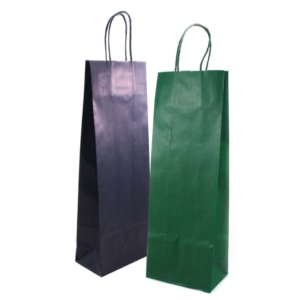 Sacchetti da regalo Rex-Sadoch Allegra tinta unita Dark 14x8,5x39 cm Verde - SDF12-560 (conf.25)