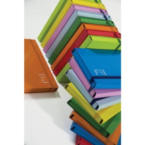 Cartella a 3 lembi con elastico piatto BREFIOCART NEW COLOR 25x35 cm dorso 10 cm blu - 0221301.BL