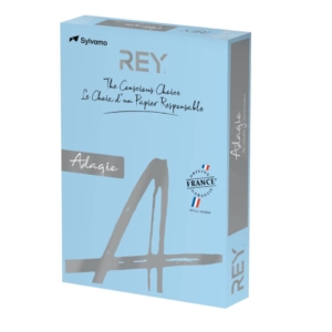 Carta colorata A3 Blu tenue INTERNATIONAL PAPER Rey Adagio 80g/m² - 29,7x42 cm (risma 500 fogli)