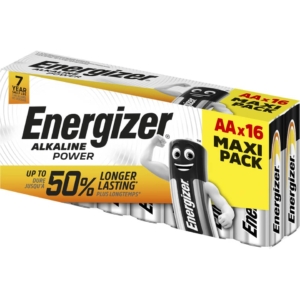 Batterie ENERGIZER Alkaline Power Stilo AA BP16 - E302743800 (conf.16)