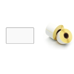 Etichette adesive in rotolo per stampanti trasferimento Termico Printex 50x30cm Bianco permanente (1 rotolo da 5000 etichette)