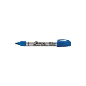 Pennarelli indelebili Blu Sharpie Metal punta scalpello - 1,2-5,5 mm - S0945780 (conf.12)