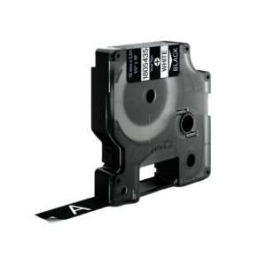 Nastro in Nylon per etichettatrice Rhino colore Bianco/nero Dymo 12 mm x 5,5 m - 1805435