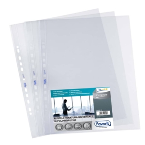 Buste Trasparenti a foratura universale FAVORIT L'Originale 30x42 cm - 100460119 (conf.10)