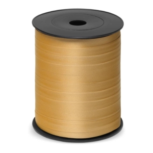 Nastro da regalo in rocchetto Oro metallizzato Brizzolari 10 mm x 250 m