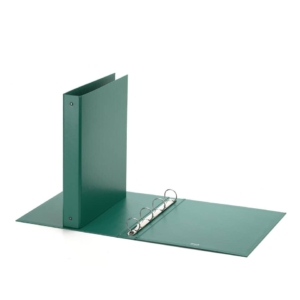 Raccoglitore ad anelli FAVORIT Europa 22x30 cm 4 anelli tondi Ø30 mm - Dorso 4 cm Verde