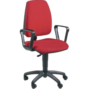 Sedia girevole con braccioli Bordeaux - Unisit Jupiter Eco smart - ignifugo - JPQ/BRN/ID