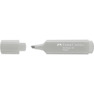 Evidenziatori Faber-Castell Textliner 1546 - colore pastel Grigio seta - 154634 (conf.10)