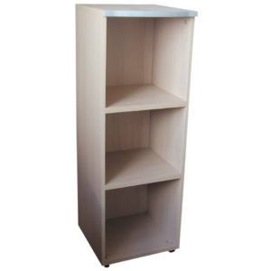 Mobile alto a giorno Alessandria Unisit color Acero 2 ripiani 45x45x130 cm